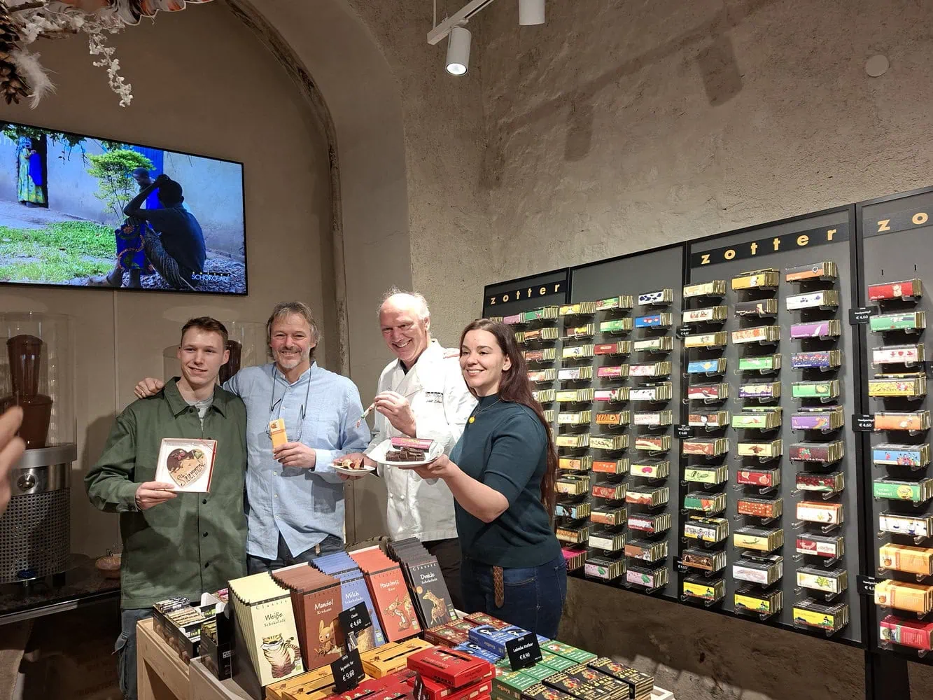 Eröffnung Zotter Schokolade bei Linzbichler